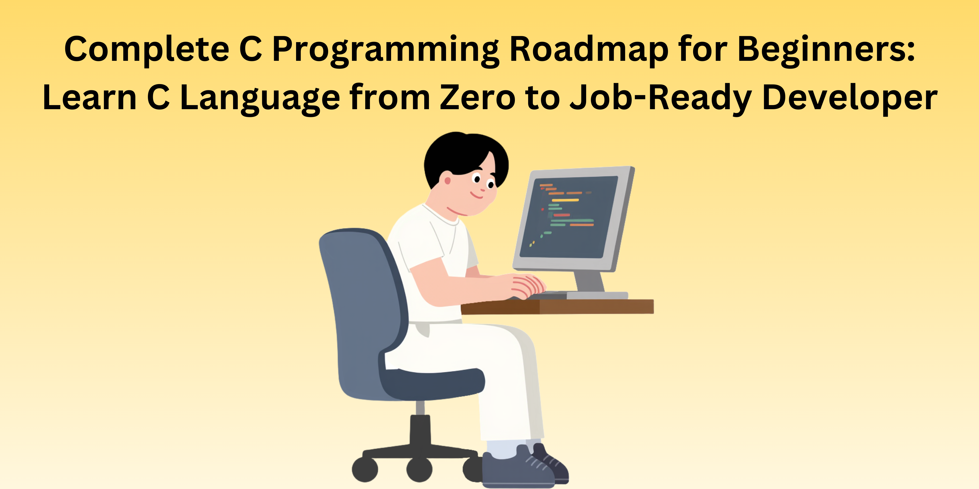 Complete C Programming Roadmap for Beginners: Learn C Language from Zero to Job-Ready Developer